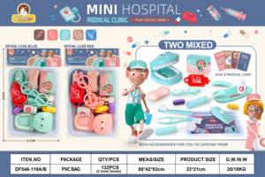 Cadeau de Noël pour les jeunes enfants Science médicale Préscolaire Jouet éducatif Pretend Play Hospital Doctor Toy Set - Product Image 6