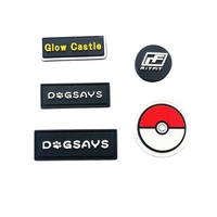 Écussons en caoutchouc souple personnalisés, étiquettes de marque 3D en PVC, étiquettes en silicone, forme et couleur personnalisées pour chapeaux, vêtements, badges de logo