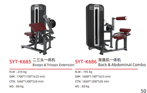 Équipement de musculation professionnel pour salle de sport, machine d'entraînement complète en acier réglable pour la musculation des pectoraux et des bras, extension dorsale haute et basse, jambes - Product Image 6