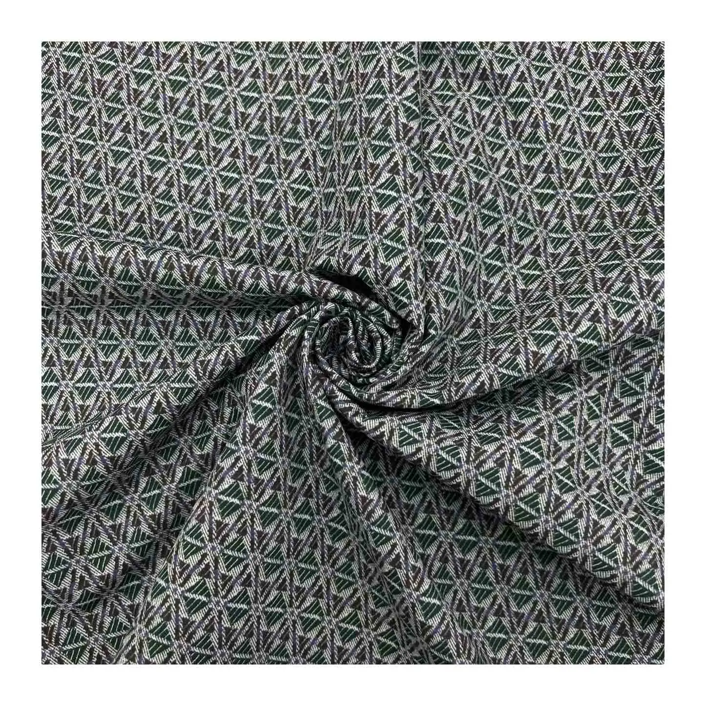Tissu d'impression numérique personnalisé 100% polyester de DTY coton-like 170gsm popeline tissu pour vêtement textile à la maison