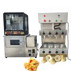 2022 Grande 뜨거운 판매 110v 콘 피자 만드는 기계 장비/피자 콘 쇼케이스/베이킹 생산 라인 기계