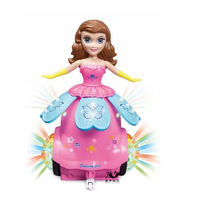 Longxi électrique princesse poupée danse jouets fée lumière jouet pour filles jeu interactif musique marche Robot enfants cadeau