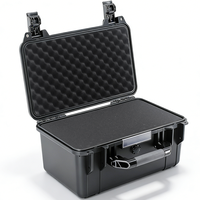 UWORTHY U-P3718 Valise en plastique rigide PP de 16 pouces, étanche IP67, pour le stockage d'outils, support OEM, noir
