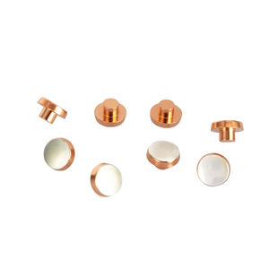 Contacts en argent AgZnO, AgCuO personnalisables avec une tolérance de 0,003 mm à 0,01 mm pour les disjoncteurs - Product Image 2