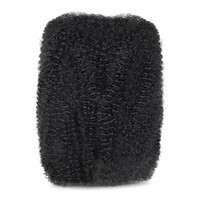 Extensions de tresses brésiliennes afro crépues en cheveux humains en vrac pour crochet et torsades, couleur personnalisable, douces et épaisses