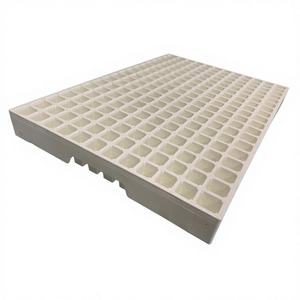 Bandeja de Semillero Agrícola Eficiente MOLDICA - Plástico Blanco con Orificios de Drenaje, Volumen de 12.74L, Macetas de Propagación para Invernadero - Product Image 1