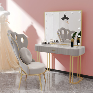 Beauty Salon Makeup <b>Table</b> <b>for</b> Home Use Bedroom With Lights Mirror <b>Dressing</b> Wedding Store Nail <b>Table</b> Makeup <b>Table</b> - Product Image 4