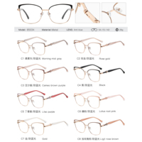 MS 85034 superventas 2025 nuevas monturas de gafas ópticas de Metal gafas de bloqueo de luz azul gafas de diseñador de moda