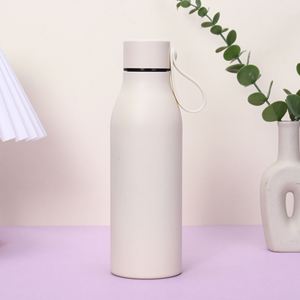 Vintage American Vacuum <b>Bottle</b>, Stainless Container with Hand Cord for Outdoor Camping Daily Water Supply - Product Image 2