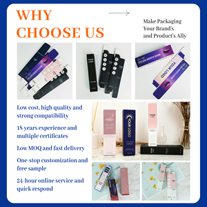 Trang Điểm Có Thể Gập Lại Nghệ Thuật Hộp Giấy Mỹ Phẩm Nhãn Hiệu Riêng Nhà Máy Gói Đầy Đủ Màu Sắc Gradient Lash Huyết Thanh Carton Gấp Hộp In Ấn - Product Image 6