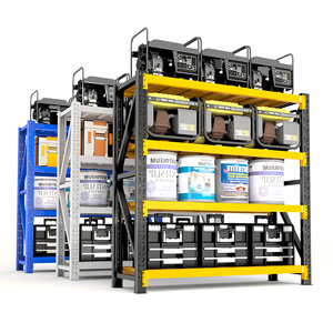 Sistema di Scaffalature Industriali in Acciaio per Magazzino, <span class=keywords><strong>Scaffali</strong></span> Resistenti per Garage - Product Image 2