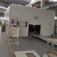 Machine de peinture automatique CNC 5 axes pour bois, système de pulvérisation par numérisation 3D pour portes d'armoires, panneaux MDF et usines de meubles