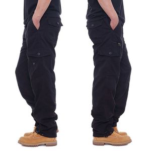 <span class=keywords><strong>Pantalon</strong></span> cargo en toile respirant et à séchage rapide pour homme, de haute qualité, décontracté, pour l'hiver, <span class=keywords><strong>avec</strong></span> poches latérales, 100% coton, fermeture éclair - Product Image 4