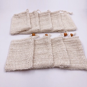 Jabón exfoliante de Sisal, sin plástico, sin residuos, Red de jabón de ramio, estilo Simple, espuma corporal y masaje de secado, Peeling - Product Image 1