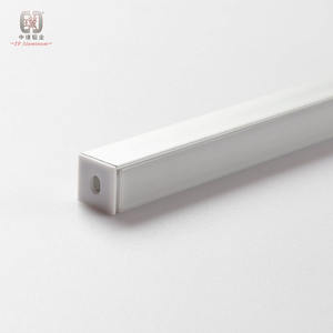 90 degrés en aluminium extrusion profil led bord allumé canal d'angle pour bande - Product Image 4