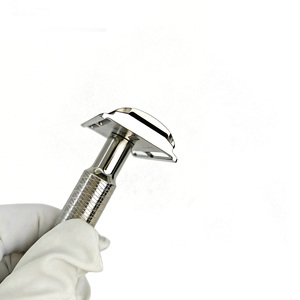 Lightweight 5-Blade Closed Comb Safety <strong>Razor</strong> Portable Handheld Shaver Mirror Finish For Close Clean Shave - Product Image 1