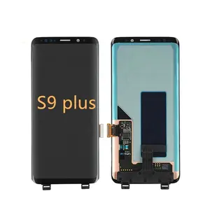 삼성 s9 + 공장 가격 pantalla para telefono 화면 디스플레이 갤럭시 s9 플러스 교체를위한 휴대 전화 LCD