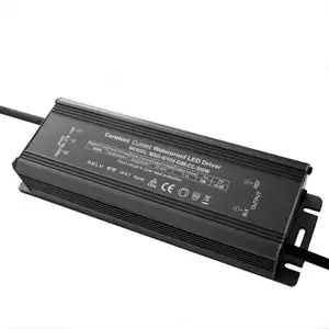 Fonte de alimentação regulável, 0-10v, 300w, 250w, 200w, 150w, corrente constante, 1a 2a, 5a, 7a, ip67, à prova d' água, fonte de alimentação