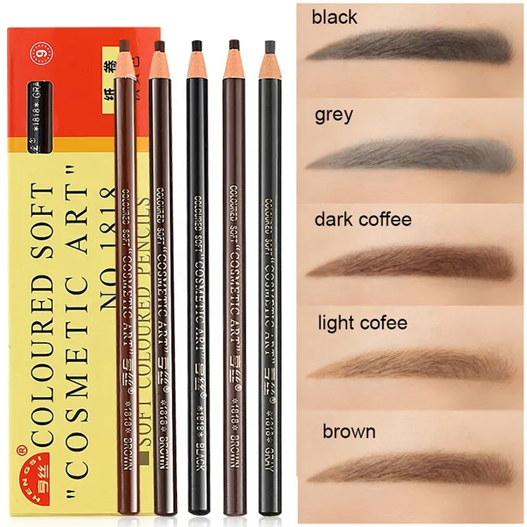 Fashion Pull Type Waterproof Eyebrow Pencil OEM Private Label Eyebrow Shaping Tool Pencil For Brow Cosmetic Tattoo