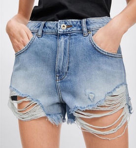 Dernière mode design déchiré <span class=keywords><strong>short</strong></span> <span class=keywords><strong>en</strong></span> <span class=keywords><strong>jean</strong></span> femme jeans <span class=keywords><strong>court</strong></span> - Product Image 1