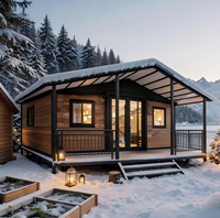 Maison préfabriquée durable de 20 pieds ou 40 pieds, structure en acier antirouille, maison conteneur extensible pour hébergement sur chantier, camp de travailleurs