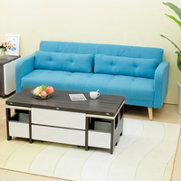 Table basse/table à thé/table à manger multifonctionnelle en bois avec plateau relevable et tabourets, meubles de salon/salle à manger