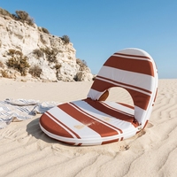 Siège pliant de luxe pour stade, coussin imperméable en mousse, pour gradins, pelouse, sol, camping, plage - Vente en gros