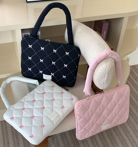 Nuovo Design personalizzato in fabbrica gonfio morbido stampa floreale borsa <span class=keywords><strong>Ipad</strong></span> Cover <span class=keywords><strong>per</strong></span> Laptop trapuntato borsa <span class=keywords><strong>per</strong></span> Laptop da donna - Product Image 3