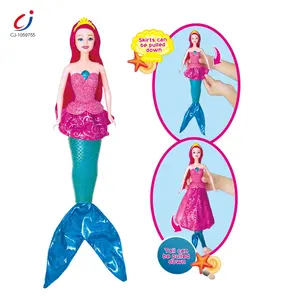 Girl Cheap Toy 11.5 Inch Mermaid Doll, Princess Doll Solid Girl Toy With Good Color Match For Kids