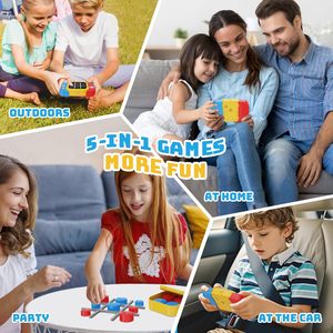 KS 2 trong 1 Tic Tac Toe cờ vua ai Hội Đồng Quản trị trò chơi đồ chơi trẻ em điện tử chiến đấu xo cờ vua xử lý trò chơi máy đồ chơi - Product Image 5