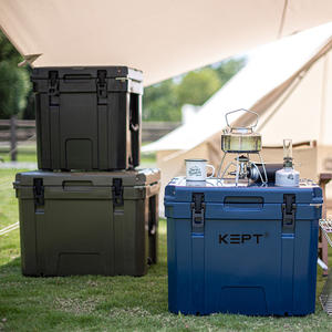 45QT Rotomolded PE LLDPE Voiture Réfrigérateur Modèle Personnalisé Isolation Boîte De Stockage Des Aliments pour <span class=keywords><strong>Camping</strong></span> et Pêche Caractéristique Thermique - Product Image 1