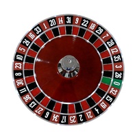 Roue de roulette professionnelle de 32 pouces pour casino, avec balle de roulette offerte