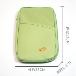 Tissu Oxford transparent en <span class=keywords><strong>PVC</strong></span> avec maille pour fenêtre, <span class=keywords><strong>porte</strong></span>-passeport de voyage à plusieurs fentes, <span class=keywords><strong>porte</strong></span>-cartes, pochette organisateur, logo personnalisé RFID - Product Image 3