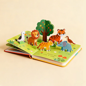 Libros de cartón personalizados <span class=keywords><strong>para</strong></span> bebés con tapa dura Libros de <span class=keywords><strong>cuentos</strong></span> de impresión personalizados <span class=keywords><strong>para</strong></span> bebés Encuadernación perfecta Material de papel de Arte de papel elegante - Product Image 2