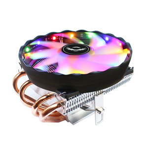 QiuzAim LGA 1151 <span class=keywords><strong>CPU</strong></span> disipador de calor 1150 placa base 4 tubo de calor de cobre 123mm AM5 solución de refrigeración para AM3 AM4 PC de escritorio 1156 - Product Image 3