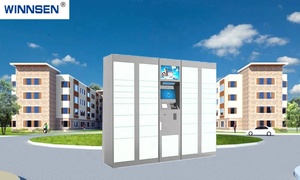 Système de casier à linge électronique numérique intelligent, solution automatique pour l'extérieur, pour les entreprises de nettoyage à sec - Product Image 3