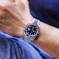 Montres mécaniques pour hommes PAGANI DESIGN 1662, bracelet en caoutchouc, lunette rotative, étanche, montre de sport, montre pour homme d'affaires