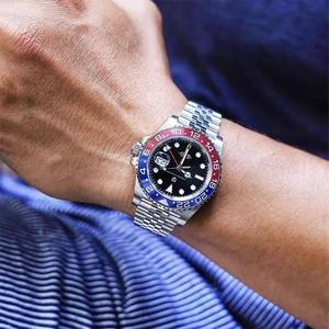 PAGANI DESIGN 1662 Men's Mechanical Watches Rubber Strap Rotating Bezel 100 Waterproof Sports Wristwatch Mens Business <b>Clock</b> - Product Image 2