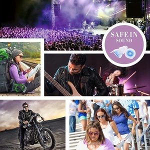 Bouchons <span class=keywords><strong>d</strong></span>'oreilles haute fidélité avec étui métallique, technologie de filtration avancée 24 dB, réutilisables, pour musiciens, pour concerts - Product Image 6