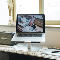 Soporte de Aluminio Giratorio de 360 Grados para Laptop, Base Elevadora para Notebook de Escritorio, para Oficina, OEM de Fábrica
