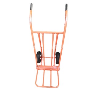 Hand Cart <b>Foldable</b> Steel 2 Wheels Red Industrial Warehouse <b>Trolley</b> HT1894M - Product Image 2