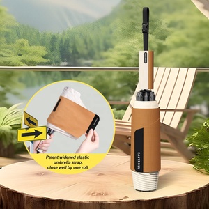 Vente en gros de luxe Pongé Parapluie automatique Protection UV Parasol pour adultes Nouveau style d'affaires pour les femmes - Product Image 1