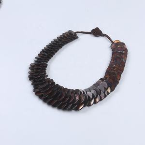 טבעי טהור צבע מעטפת פרל שרשרת מעטפת חרוזים אמא של פגז שרשרת - Product Image 2