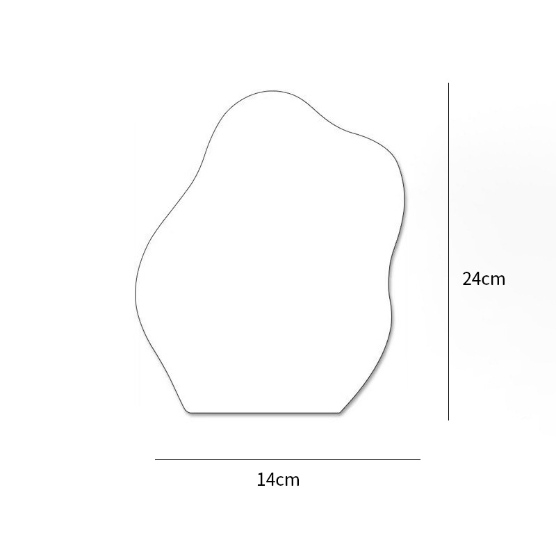 Cloud-shaped lenses (3mm thick)