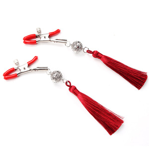 Juguete Estimulante Unisex para Castigo de Pezones, Pinza Erótica para Pezones, Pinza para Pezones Estilo Campana de Palacio Retro, Pinza para Pezones Estilo Chino - Product Image 2