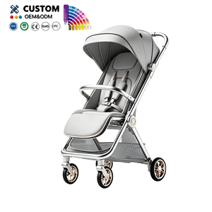 Poussette <span class=keywords><strong>double</strong></span> pliable en alliage d'aluminium pour nouveau-nés de 0 à 3 ans |   Poussette <span class=keywords><strong>double</strong></span> côte à côte |   Conception compacte |   Plusieurs réglages possibles - Product Image 5