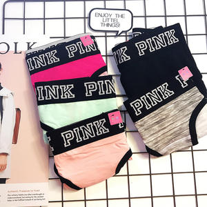 Letter Print Mädchen Unterwäsche Sexy Low-Rise Cotton Triangle Höschen Damen Unterwäsche - Product Image 2