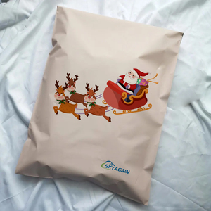 Poly Mailer LFR Nuevas bolsas de correo Impermeable Logotipo personalizado Embalaje de plástico Envío Entrega Courie Imprimir Blanco Negro Caqui - Product Image 1