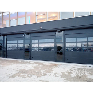 Puerta de Garaje Industrial Aislada Vertical de Acero de 16x14 10x10, Puerta Seccional Automática Comercial <span class=keywords><strong>para</strong></span> Exteriores - Product Image 4