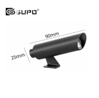 Projecteur miniature GUPO 3W orientable à ouverture angulaire, étanche IP65, anti-éblouissement, petit projecteur à montage en surface